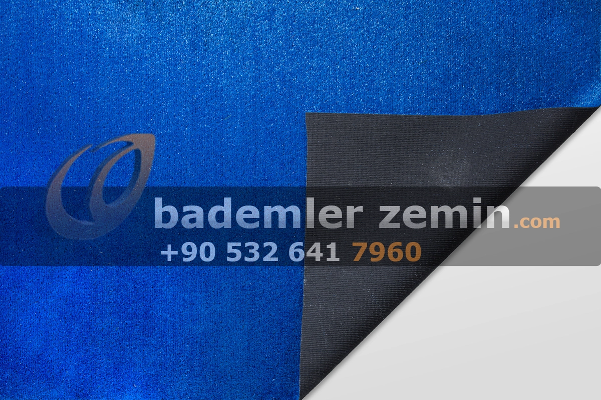 7mm Mavi Çim Halı - Kafe Çim Halı - Görsel 3