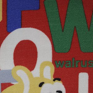 ABC Harfli Baskılı Çocuk Halısı