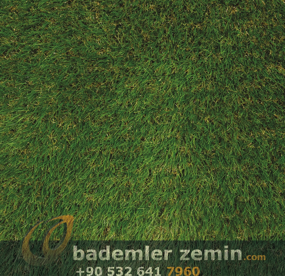 30mm Sarartılmış Yeşil Çim Halı 2350gr - Havuz Kenarı Çim Halı - Görsel 3