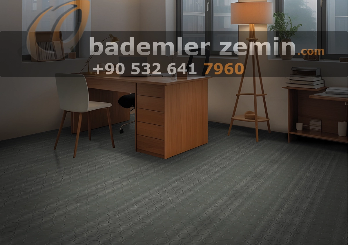 Füme Paralı Pvc - Ticari Alan Zemin Kaplama - Görsel 2