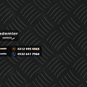 Siyah Mega Desen Pvc