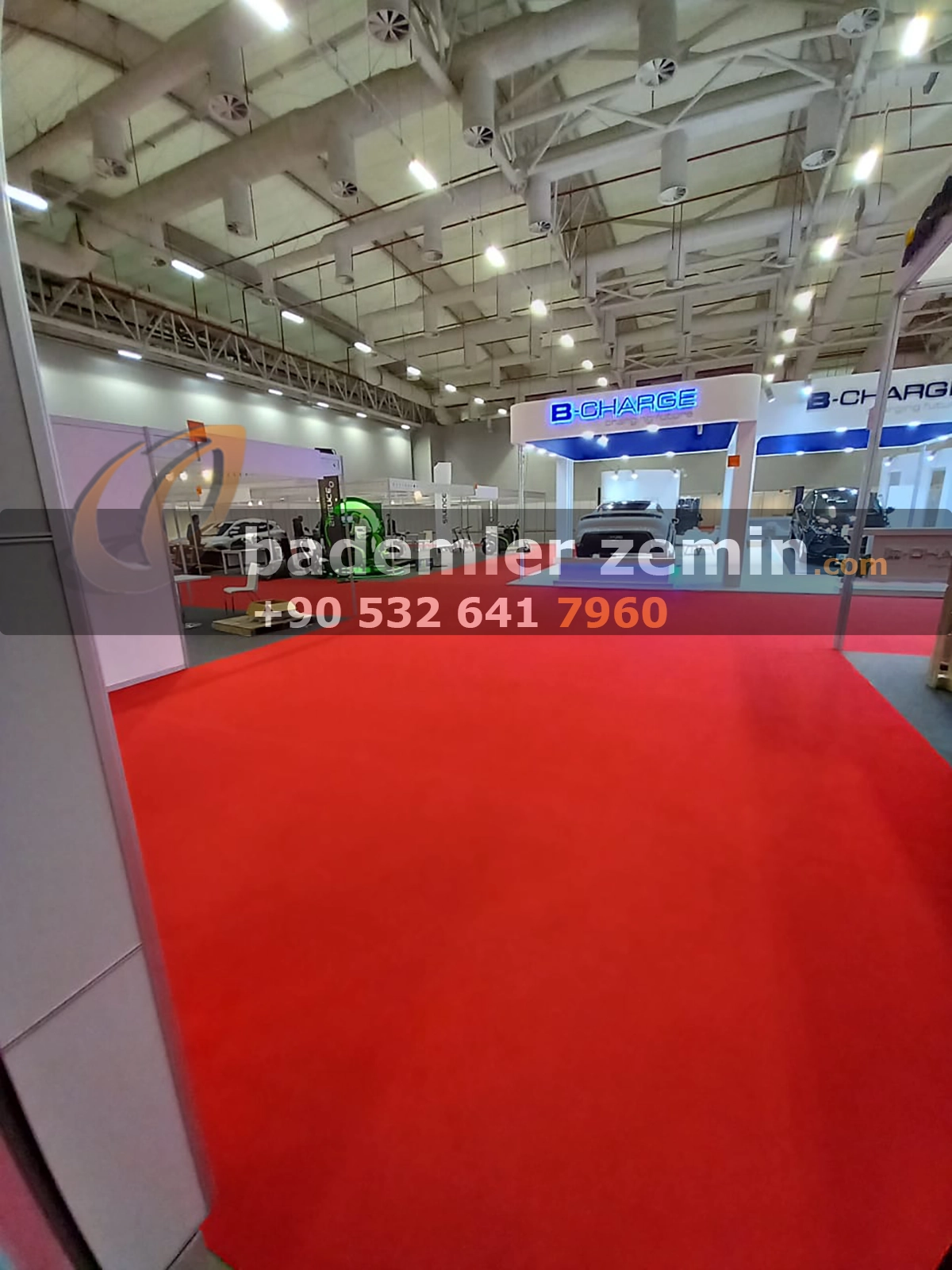 Bayrak Kırmızı Halıfleks - Fuar Halısı - Görsel 4