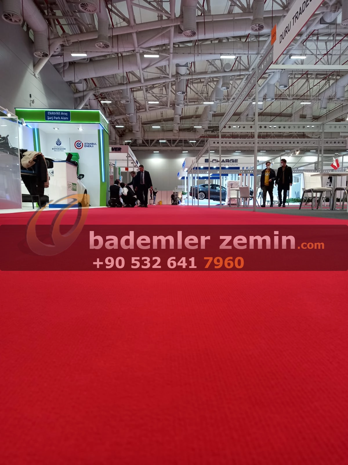 Bayrak Kırmızı Halıfleks - Fuar Halısı - Görsel 2