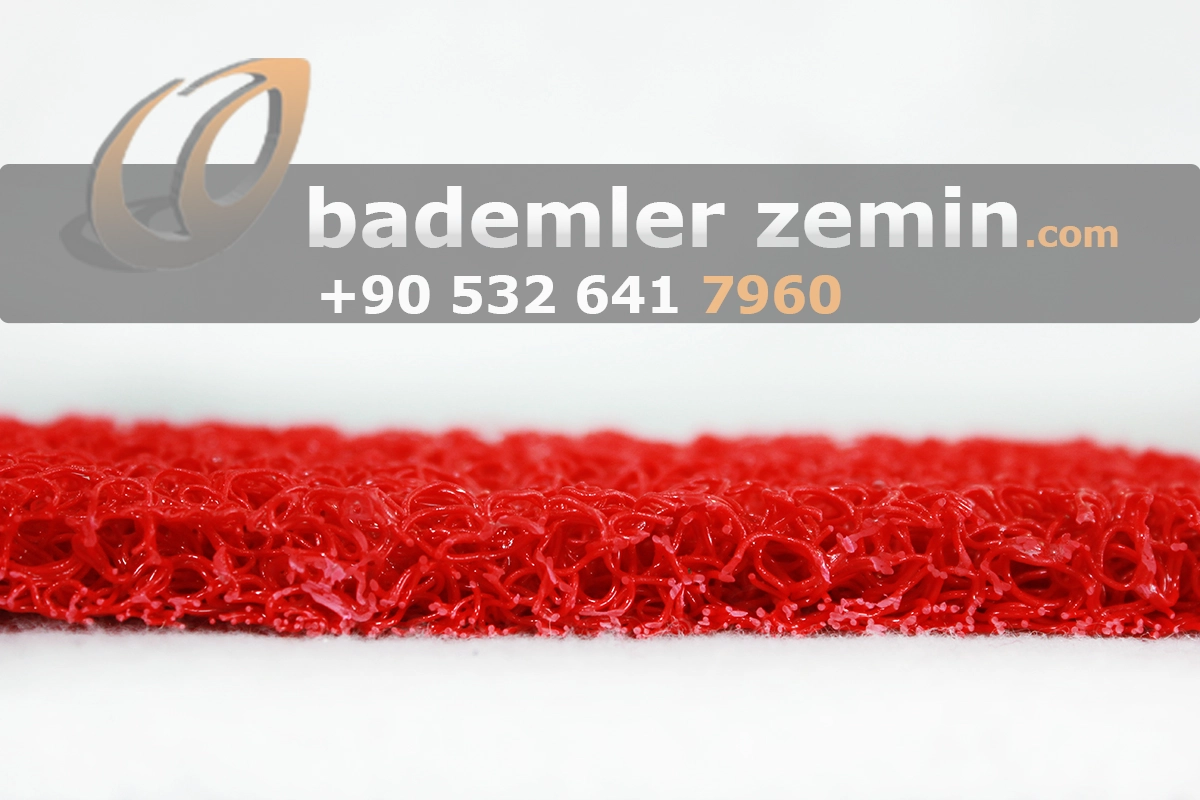 Kırmızı Kıvırcık Paspas