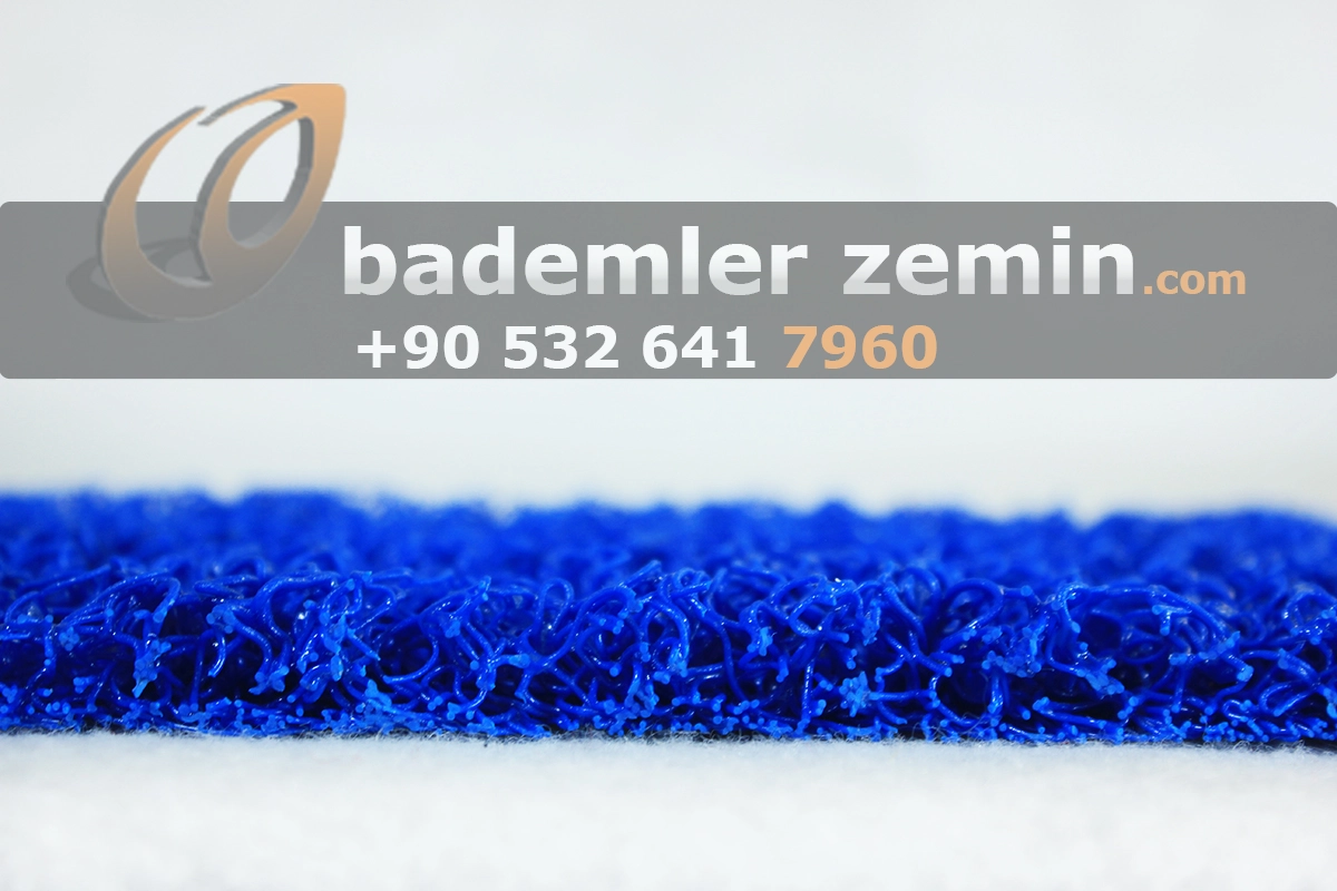 Mavi Kıvırcık Paspas