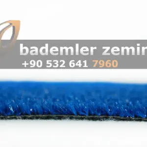 7mm Mavi Çim Halı