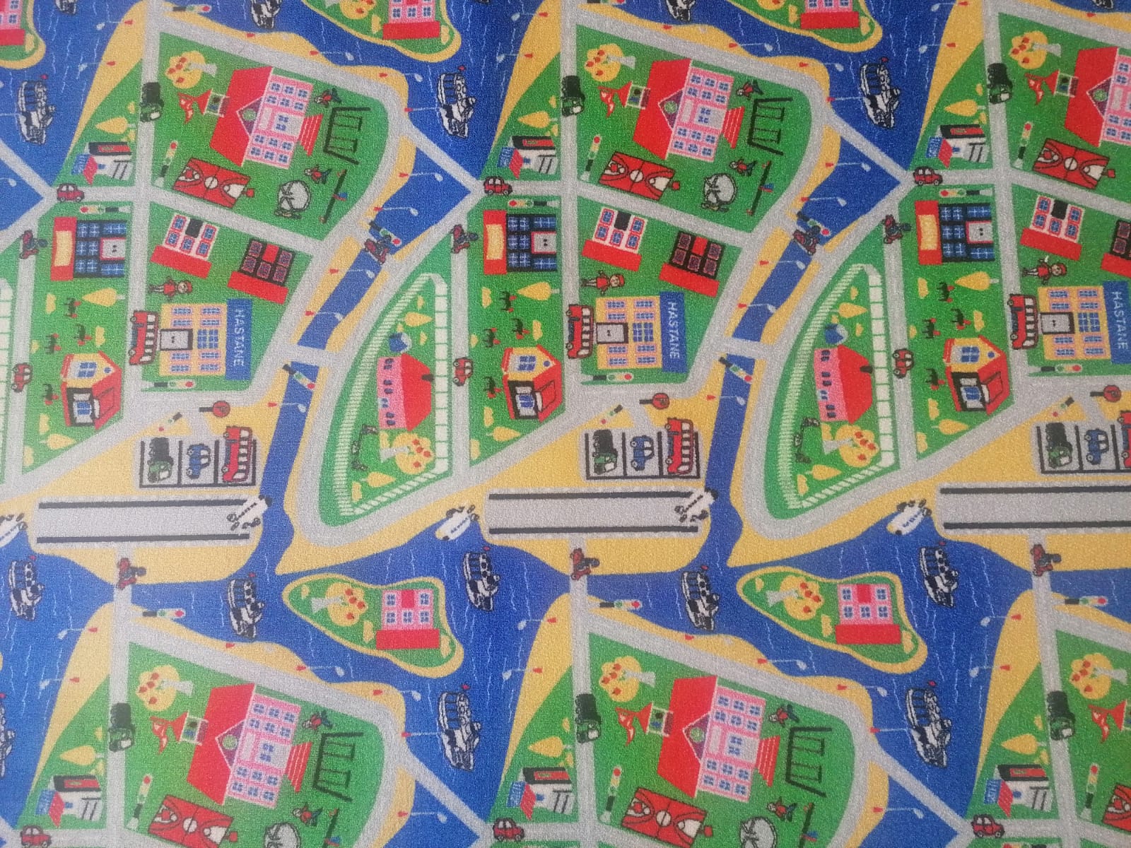 Oyun Parkı Baskılı Çocuk Halısı