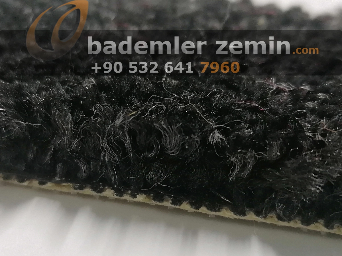 Siyah Ürgüp Tüylü Halı