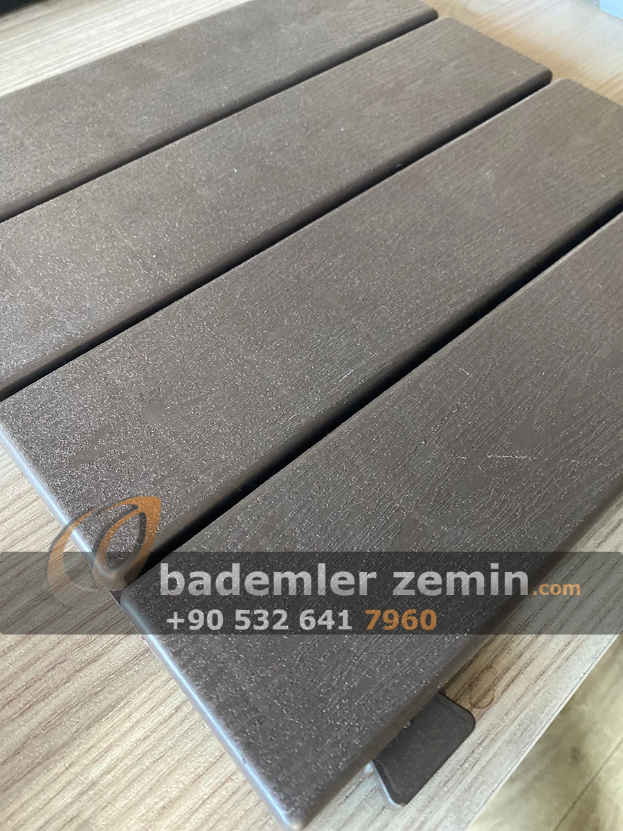 30x30cm Plastik Deck Kahverengi