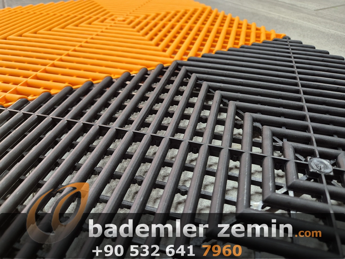 Siyah Geçmeli Karo Zemin & Detailing Yer Karo - Görsel 3