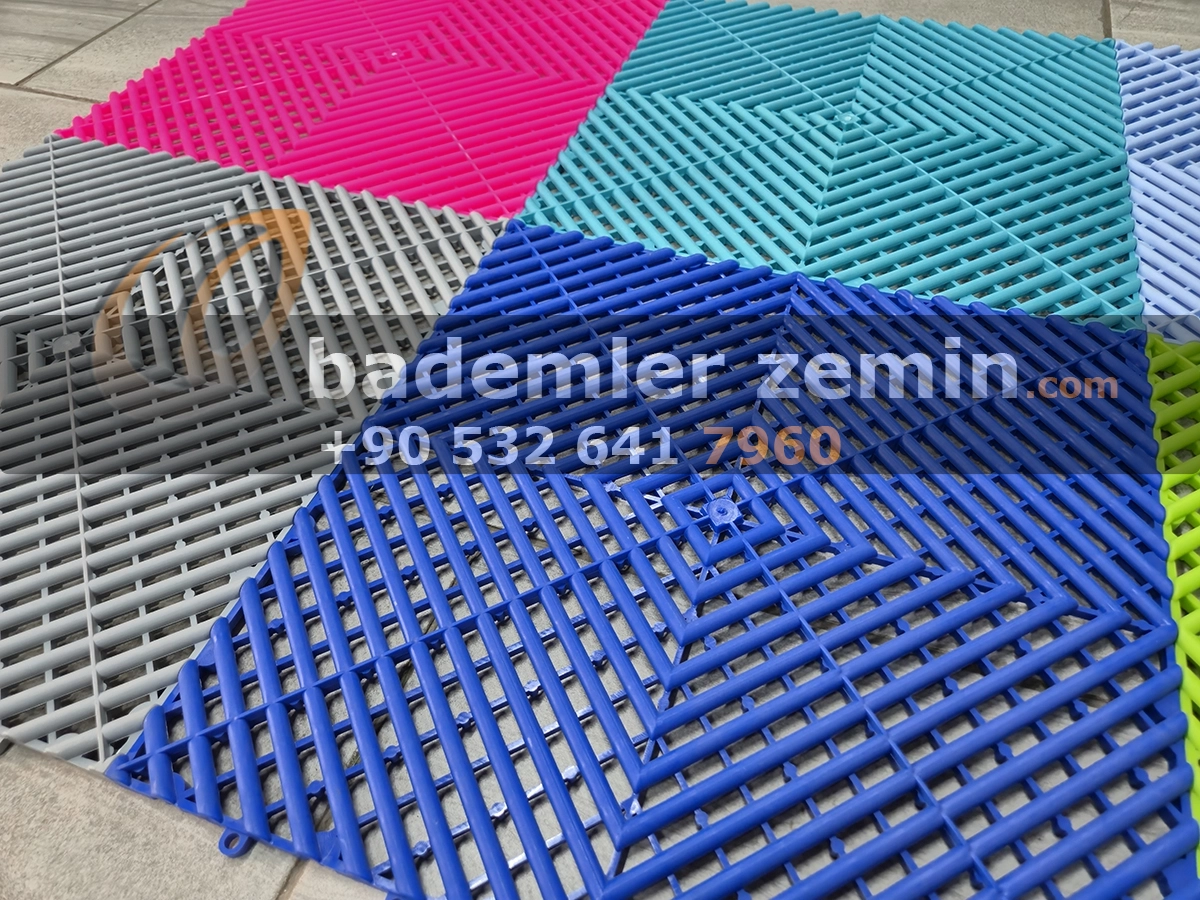 Gri Geçmeli Karo Zemin & Detailing Yer Karo - Görsel 10