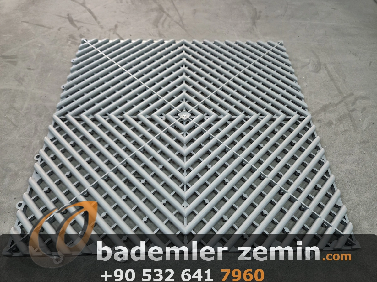 Gri Geçmeli Karo Zemin & Detailing Yer Karo - Görsel 15