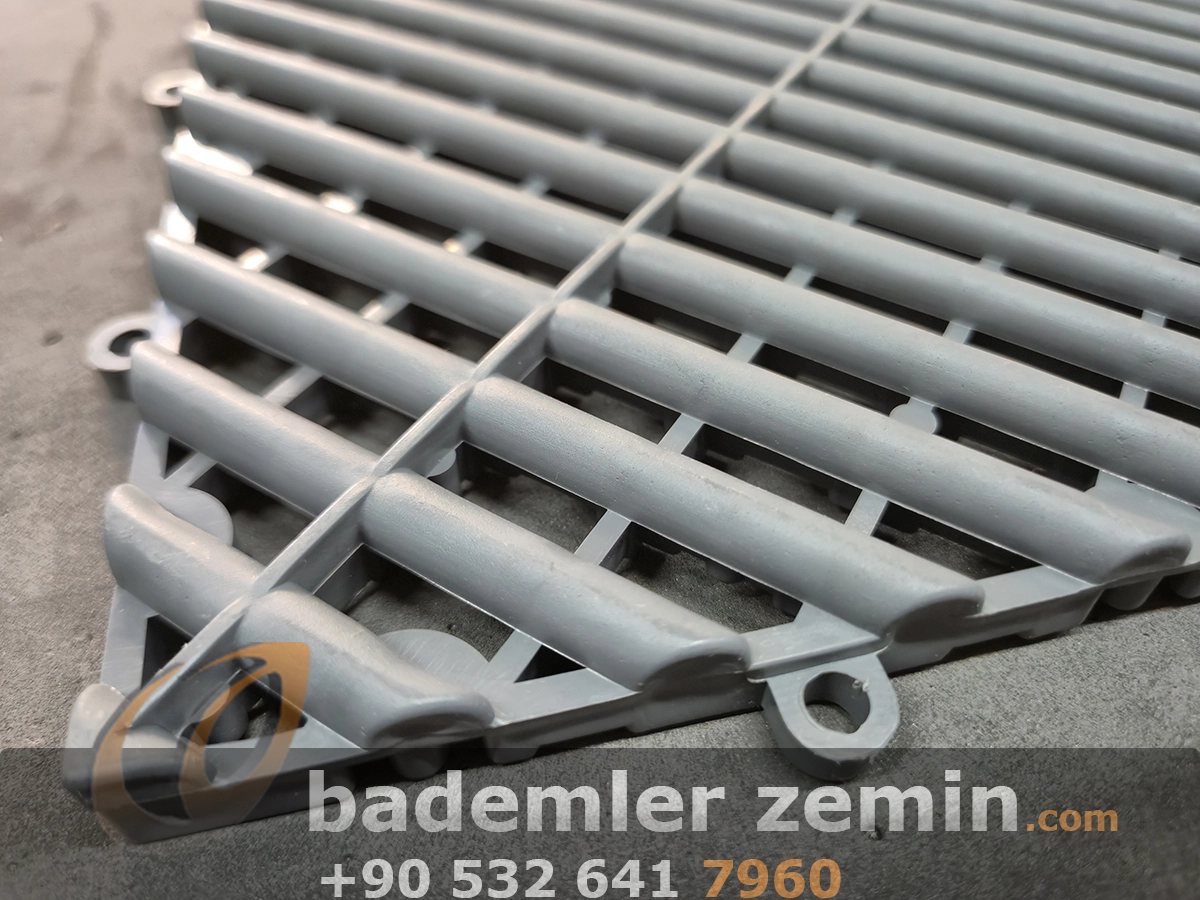 Gri Geçmeli Karo Zemin & Detailing Yer Karo - Görsel 2