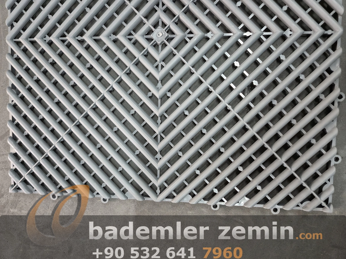 Gri Geçmeli Karo Zemin & Detailing Yer Karo - Görsel 19