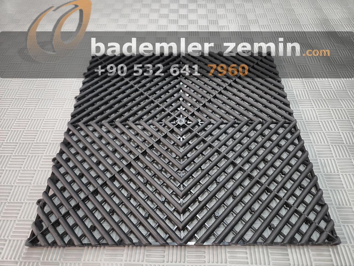 Siyah Geçmeli Karo Zemin & Detailing Yer Karo - Görsel 20