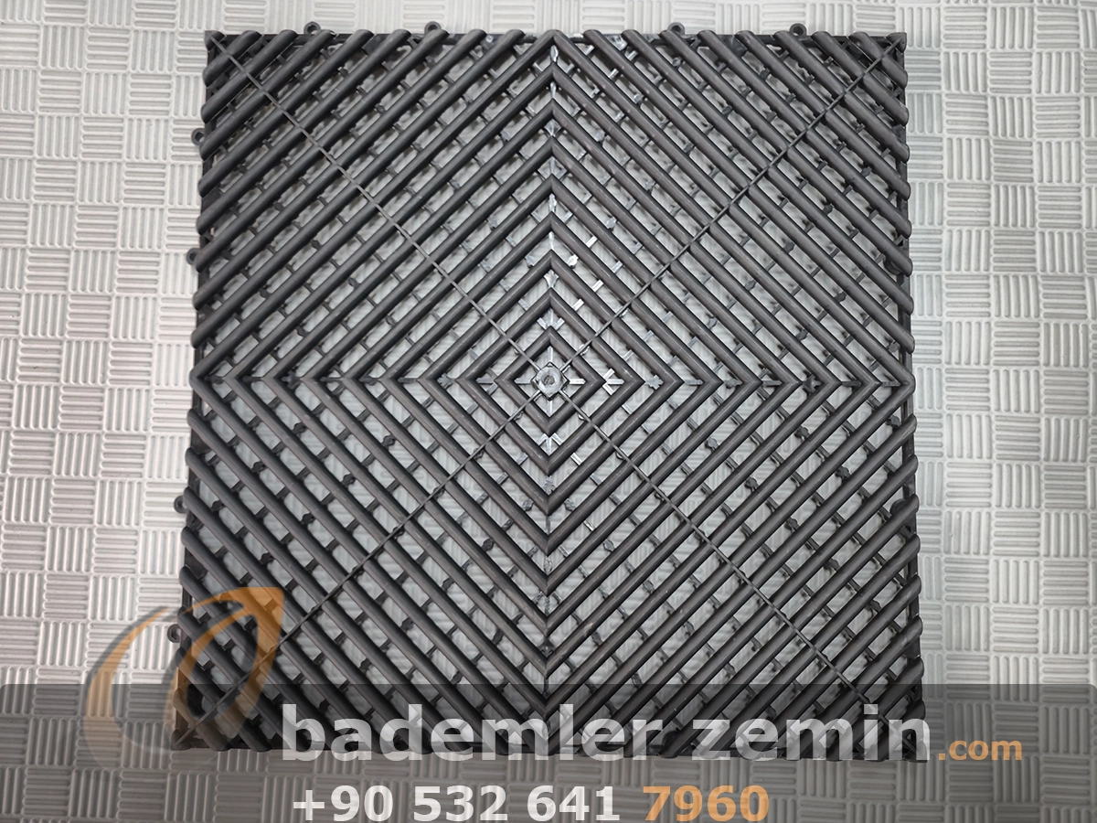 Siyah Geçmeli Karo Zemin & Detailing Yer Karo - Görsel 21