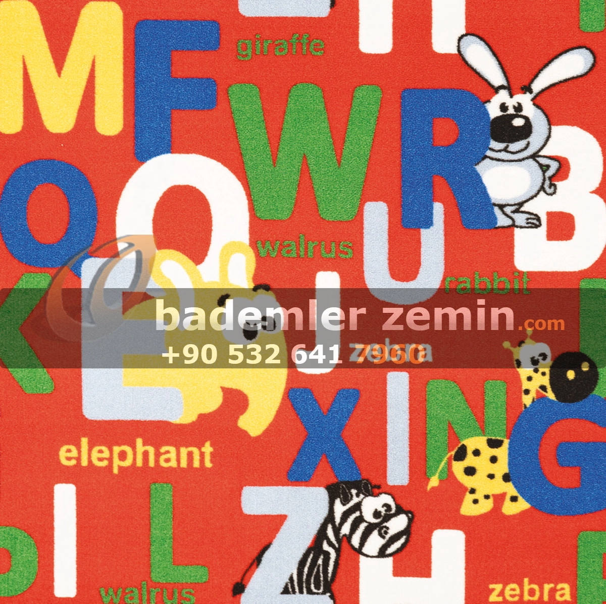 Abc Desen Çocuk Halısı