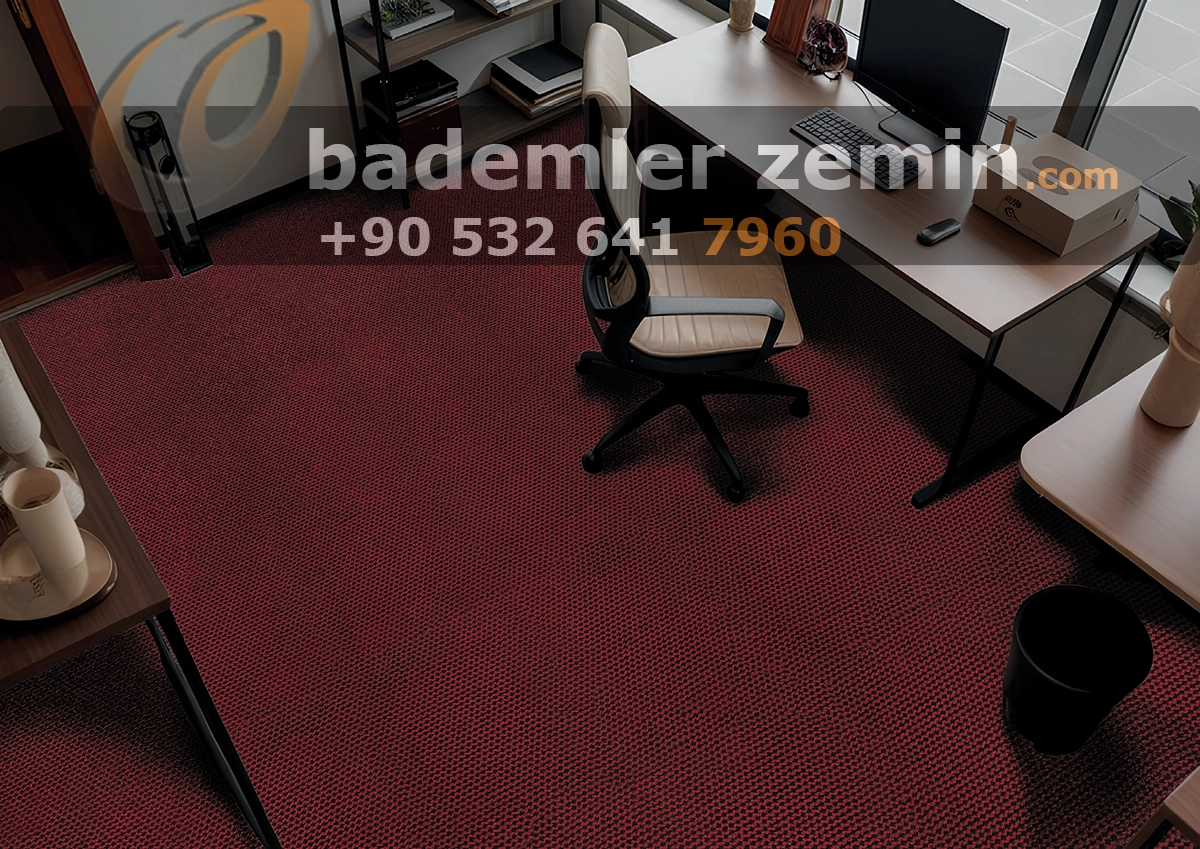 Scroll Bukle Toledo 1500 - Bordo Halı - Görsel 2