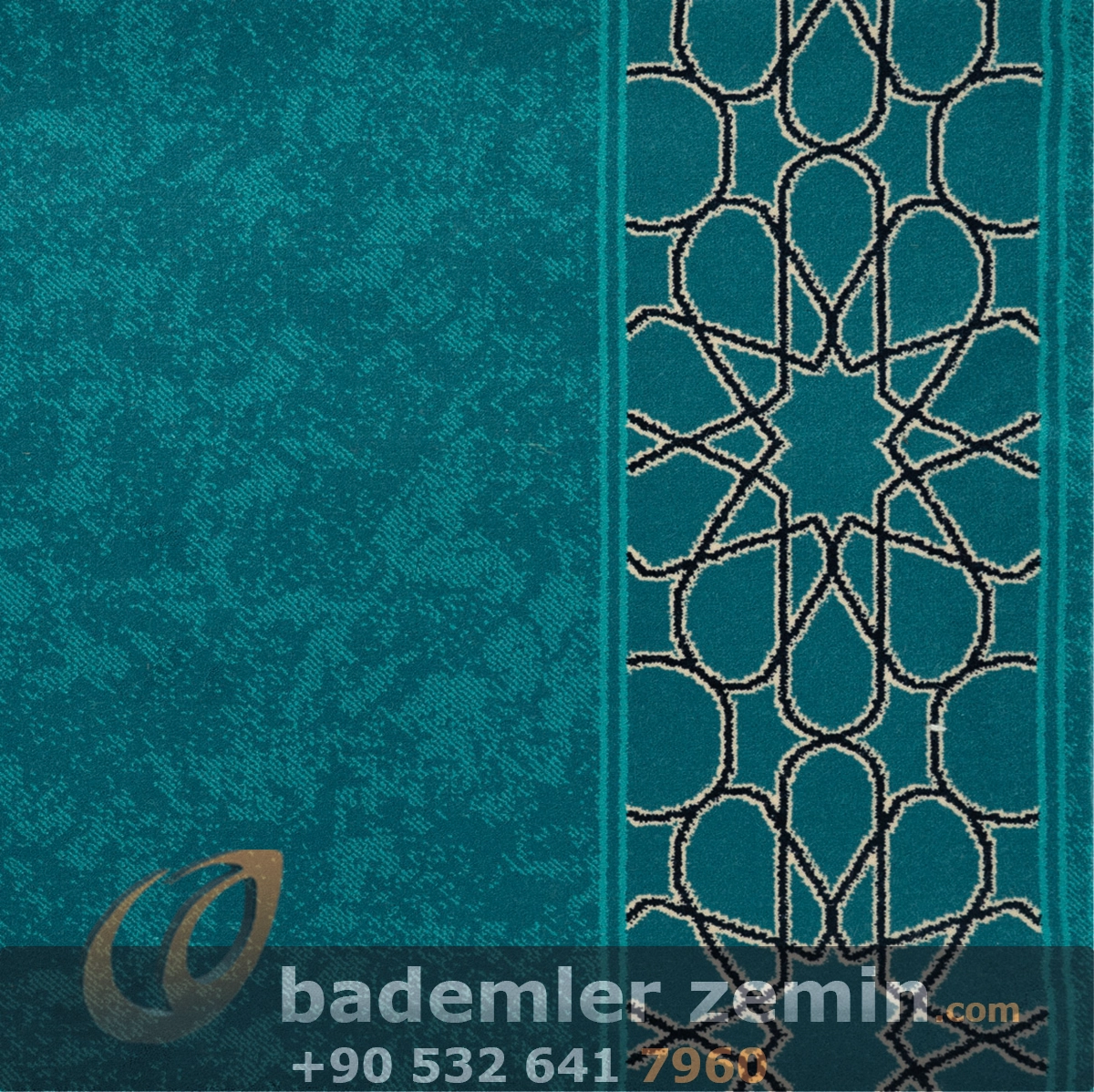 Turkuaz Akrilik Cami Halısı