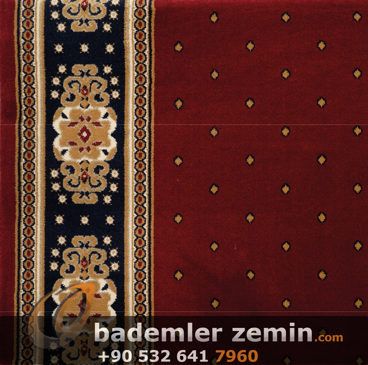 Elite Bordo Cami Halısı