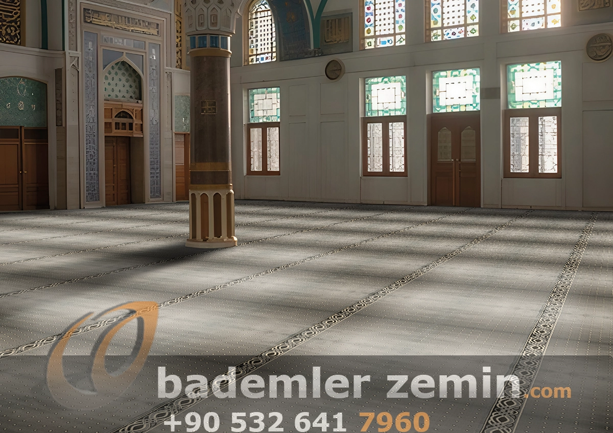 Klasik Açık Gri Cami Halısı