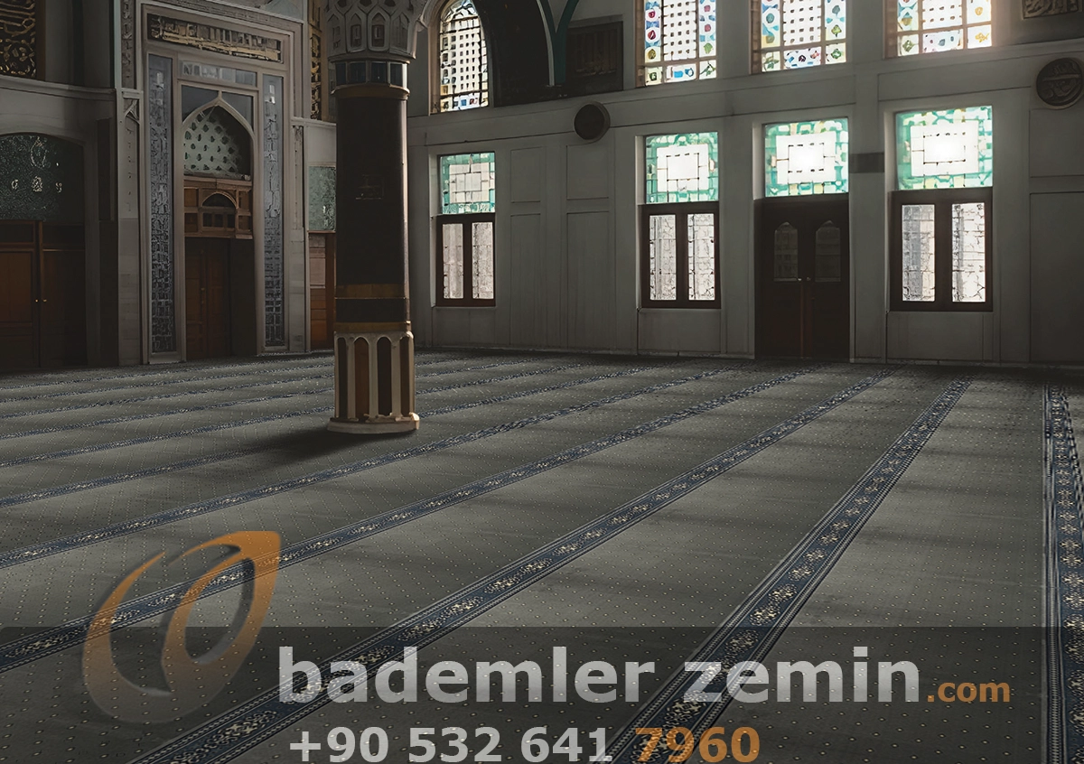 Klasik Gri Cami Halısı