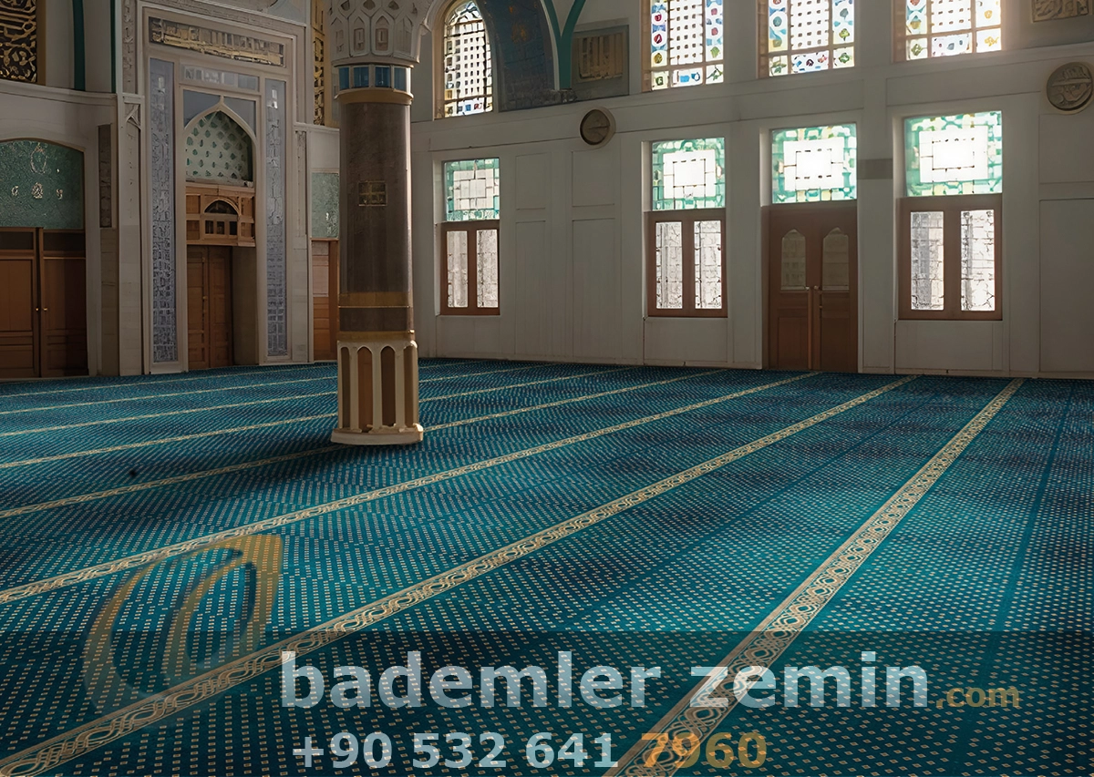 Klasik Turkuaz Cami Halısı